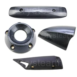 Motorcycle Exhaust Pipe Cover Cowl For Yamaha T-MAX530 T MAX T-MAX TMAX 500/530 2012 2013 2014 2015 2016 Version Only