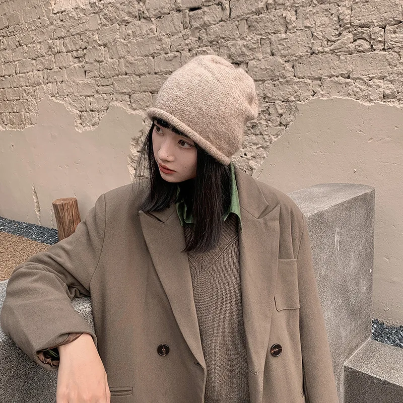 

2025 New Extra Large Slouchy Beanie for Women, Wide Stretch Knit Hat for Big Head, Warm Soft Winter Skull Cap