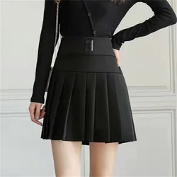 Spring and Summer Women Skirt Elastic Causal Sports Pleated Short Skirts With Pants Inside Ladies Golf Tennis Wear