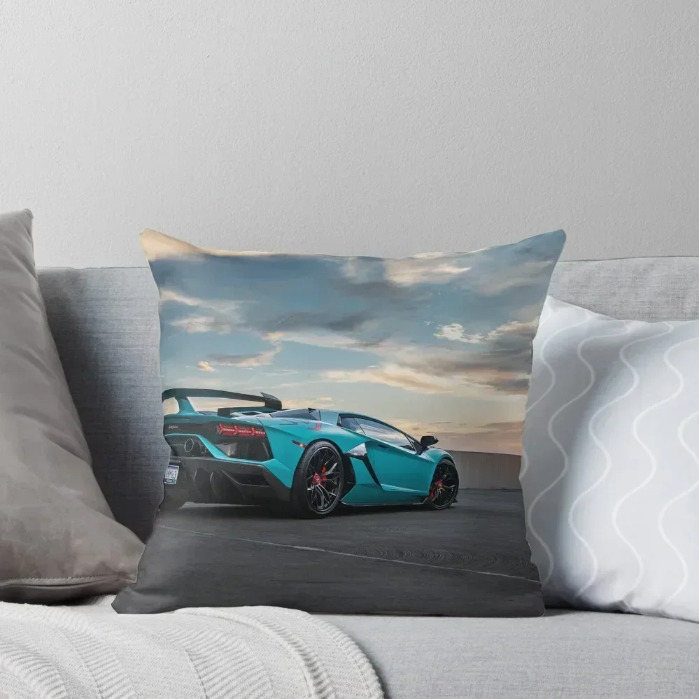 Lambo SVJ Throw Pillow Sitting Cushion Pillow Covers Decorative Decorative Cushion Custom Cushion pillow