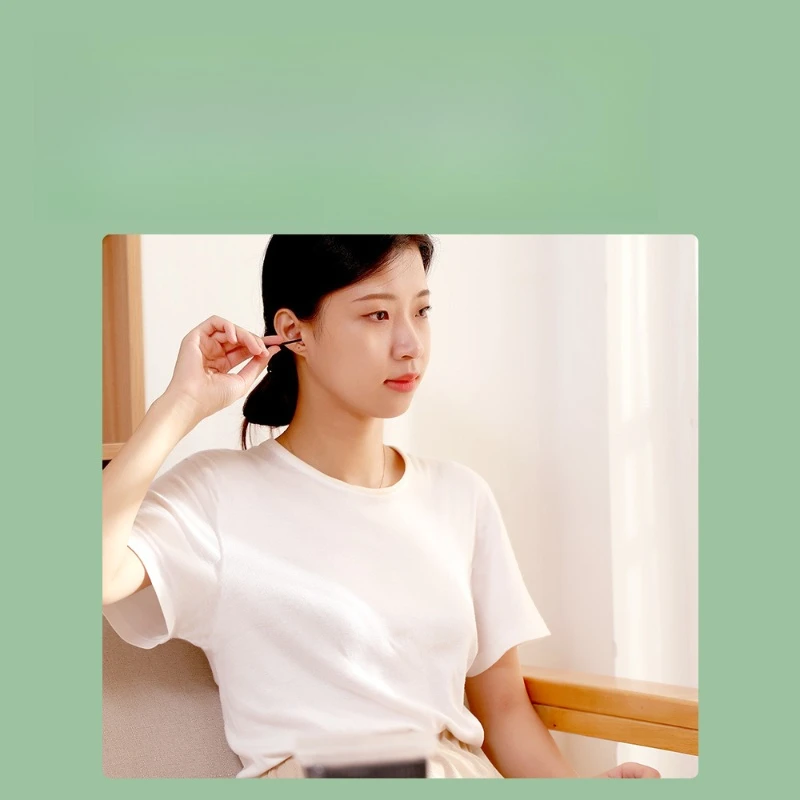 Household Ear Picking Cotton Swabs, Double-ended Ear Digging Spoons, Cotton Swabs, Blackheads, Disposable Cotton Swab Box