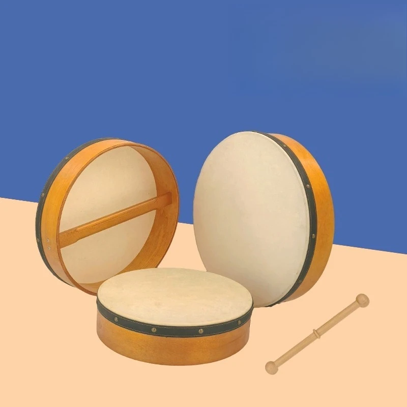 

High Quality Customized Irish Traditional Goatskin Bodhran Drum Tambourine Excellent Musical Function Customizable Instrument