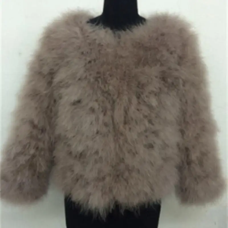 Women Faux Fur Plus Size Women Feather Winter Jackets Large Size Women Autumn Coat Fluffy Outerwear Winter Coat Women