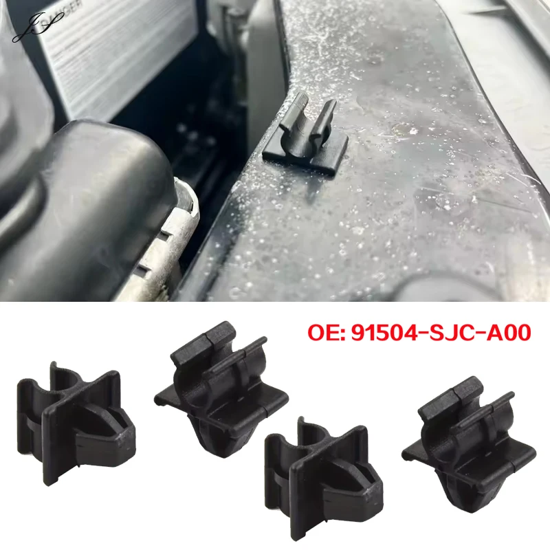 5Pcs Car Hood Prop Rod Clip Auto Fastener Hood Bonnet Prop Rod External Testing For HOOD Vehicle Car Accessories 91504-SJC-A00