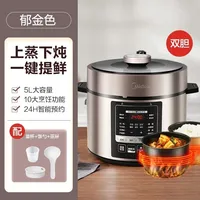 220V Household Multifunctional Pressure Cooker Fully Automatic Rice Cooker Double-Ball Pressure Cooker 5L