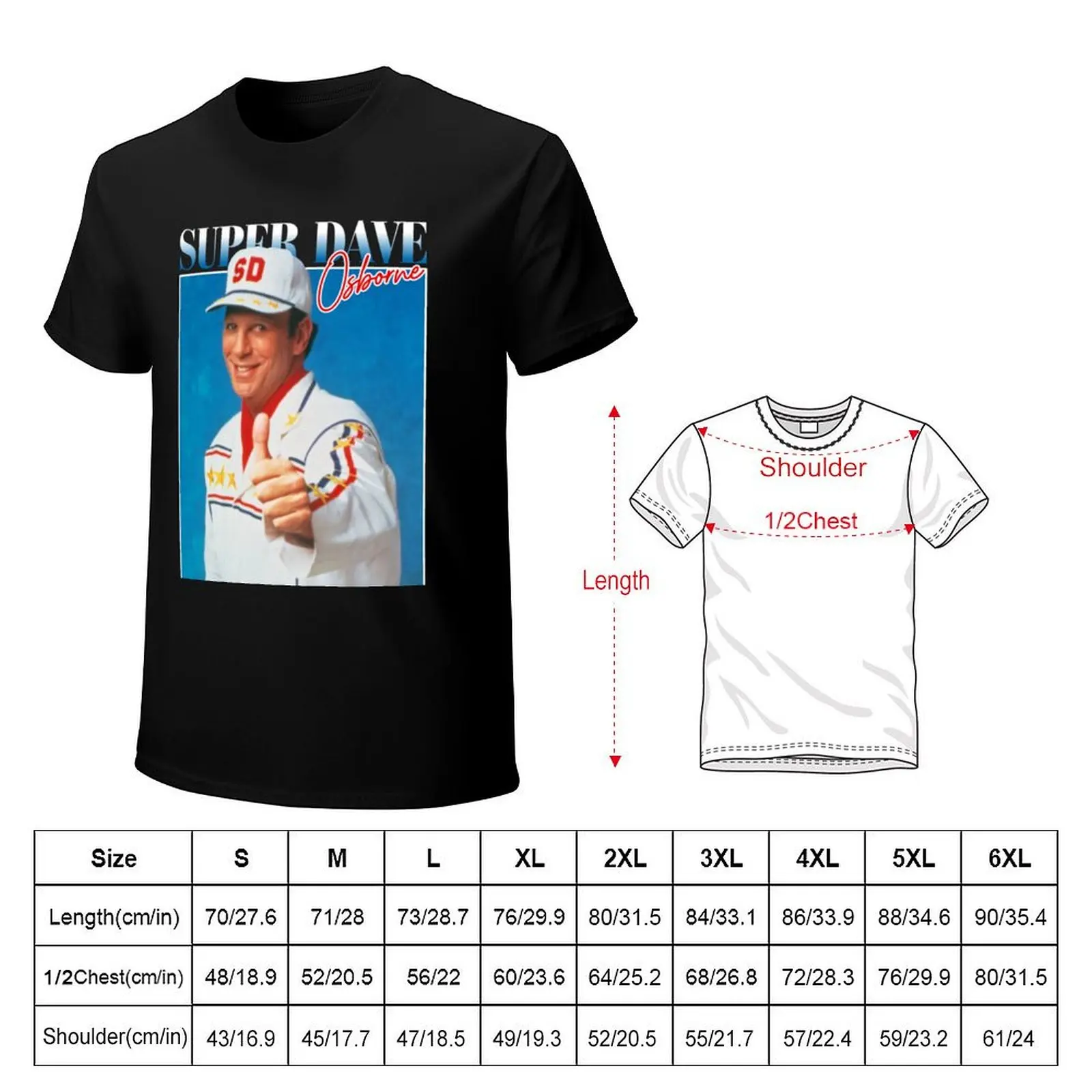 SUPER DAVE OSBORNE Essential T-Shirt sports fans summer clothes graphic shirts cute tops mens t shirts pack