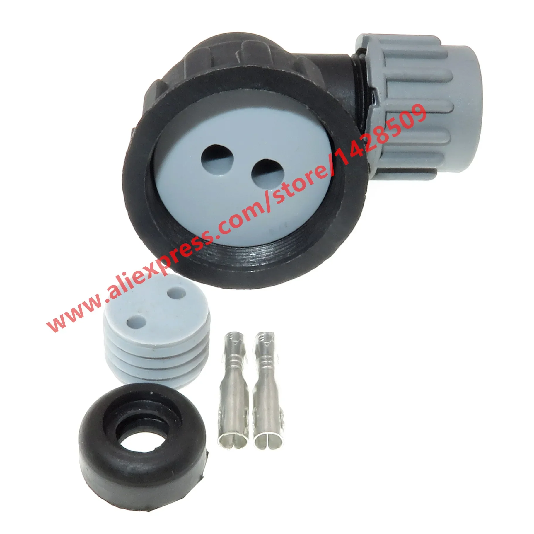 1 Set 2 Pin Auto Reversing Light Switch Plug Female Waterproof Lamp Cable Connector 9800808 For Cars Truck