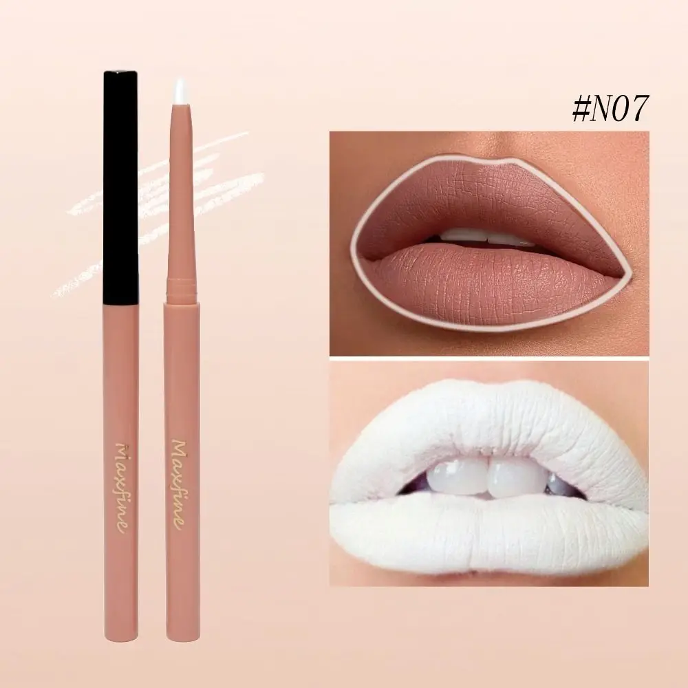 Nuovo lipliner opaco impermeabile Matite per rossetto opaco liscio resistente al sudore Matite per labbra naturali a lunga durata