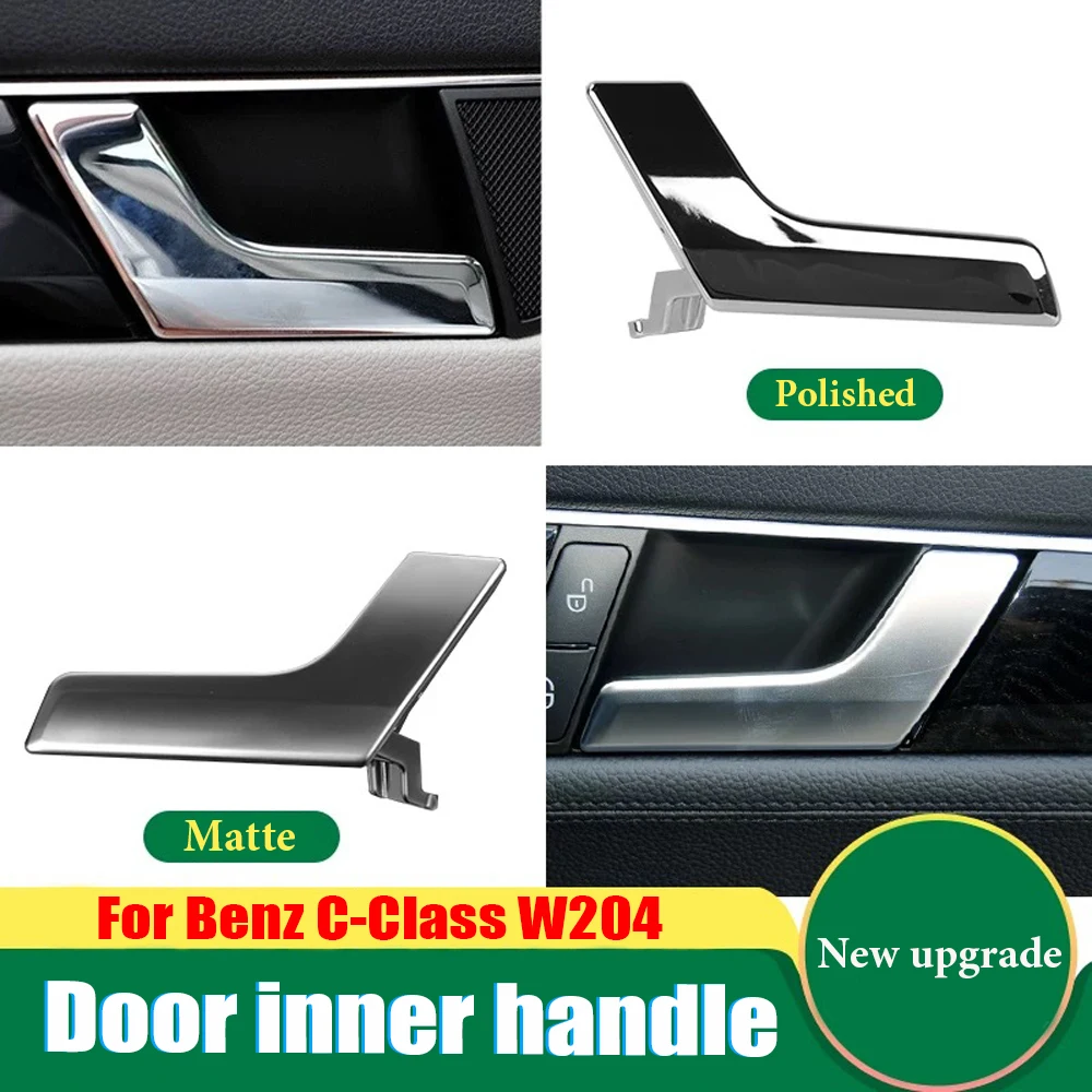 Interior Chrome Opening Door Handle Silver Left Right Pull Handle For Mercedes-Benz C Class W204 C180 C200 GLK X204