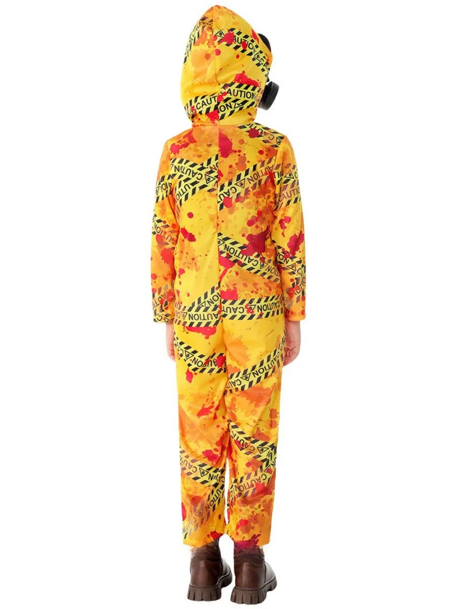 2025 Neues Halloween-Kostüm für Kinder, Biohazard, Rollenspiel, Cosplay, Schule, Bühnenaufführung, Kleidung aus Polyester