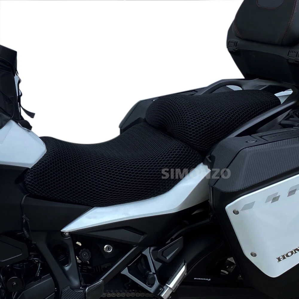 Funda de asiento de tela para motocicleta, de asiento cojín protector para HONDA NT1100, NT 1100, 2023, 2022, almohadilla de protección de panal 3D