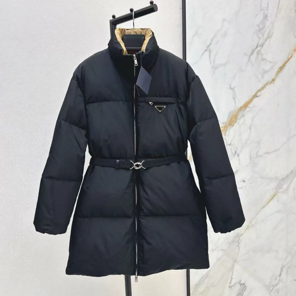 

Women 2025 New Japan Korean Style Thickened Padded Jacket Long Women's Thick Winter Thermal Snow Parka Office Lady Cotton Coat