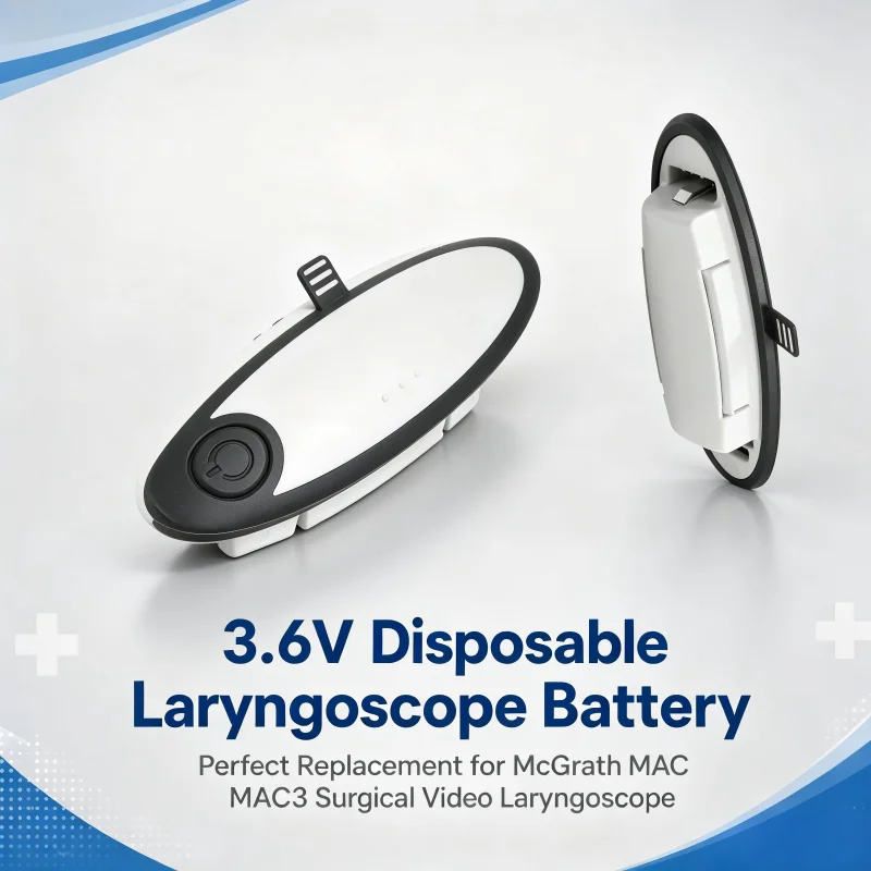 3.6V Disposable Battery 340‑000‑000 Replacement for McGrath MAC3 Surgical Video Laryngoscope Medical Device Battery