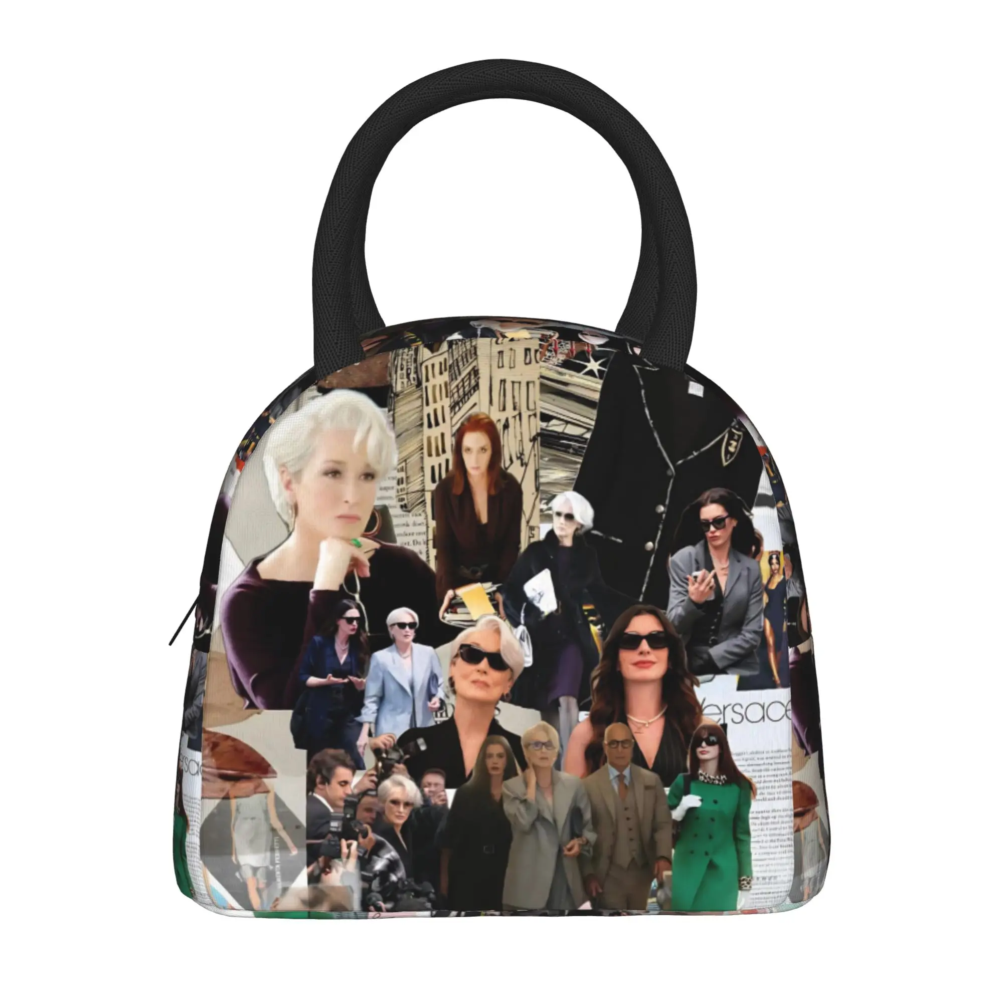 The Devil Wears 2026 Movie Accessories Insulated Lunch Bag For Travel  Storage Food Boxes Portable Thermal Cooler Bento Box