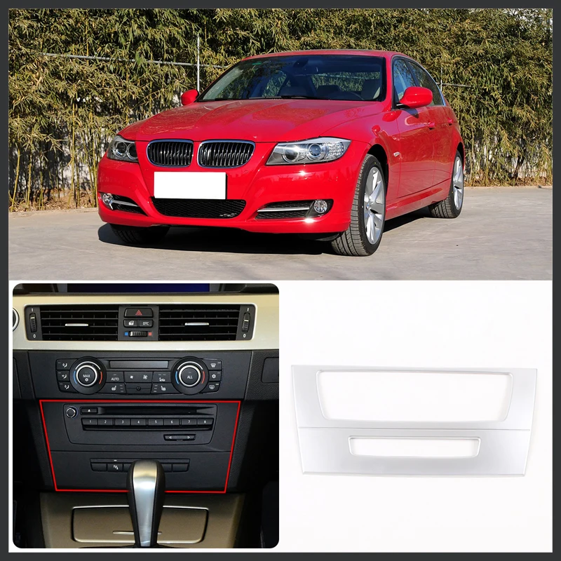 

For 2005-2012 BMW 3 Series E90 ABS car central control air conditioner volume knob frame cover sticker car interior accessories