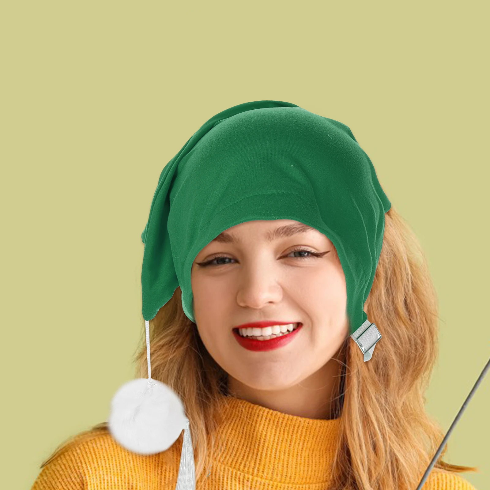 

Santa Hat Christmas Party Cap Accessories Dress Props Cosplay Costume Decorative Man