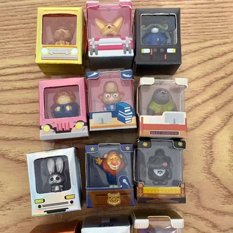 

Disney Zootopia слепая коробка игрушки мини рисовое зерно аниме фигурка Джудит Ник Финник кукла кулон игрушки коллекционные украшения