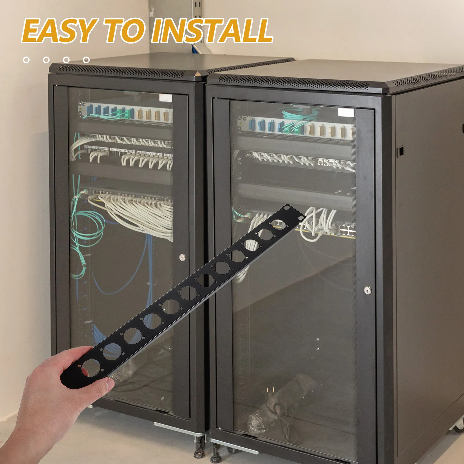 12 Port Hinged Rack Mount Audi - огляд і ціна Cable Organizer