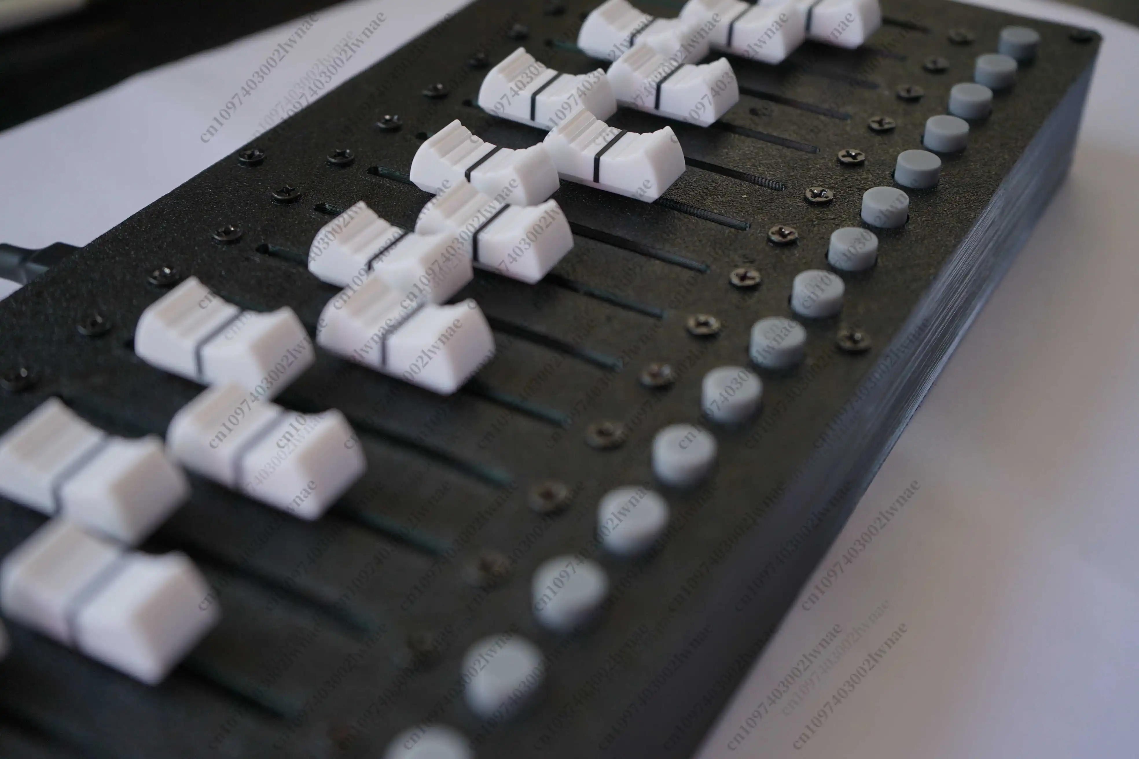 Controlador MIDI de 16 Trilhas para Console HUI Mixer, Suporte para Mapeamento Protools HUI Mackie CC