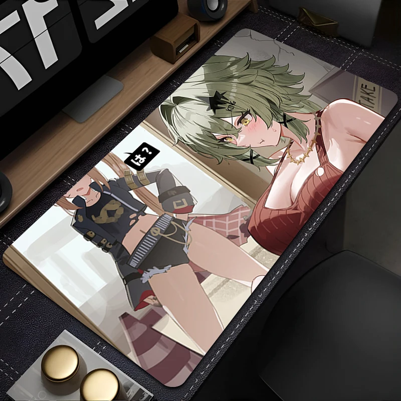 Alas Mouse Besar Zona Zenless Nol Caesar King Karpet Mouse Keyboard Karet Antiselip Alas Mouse Gamer Coaster PC Alas Mouse Anime