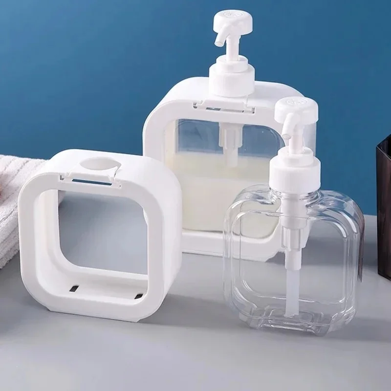 300/500ML Transparent Liquid Soap Dispenser Large Capacity Storage Bottle For Shower Gel Laundry Detergent