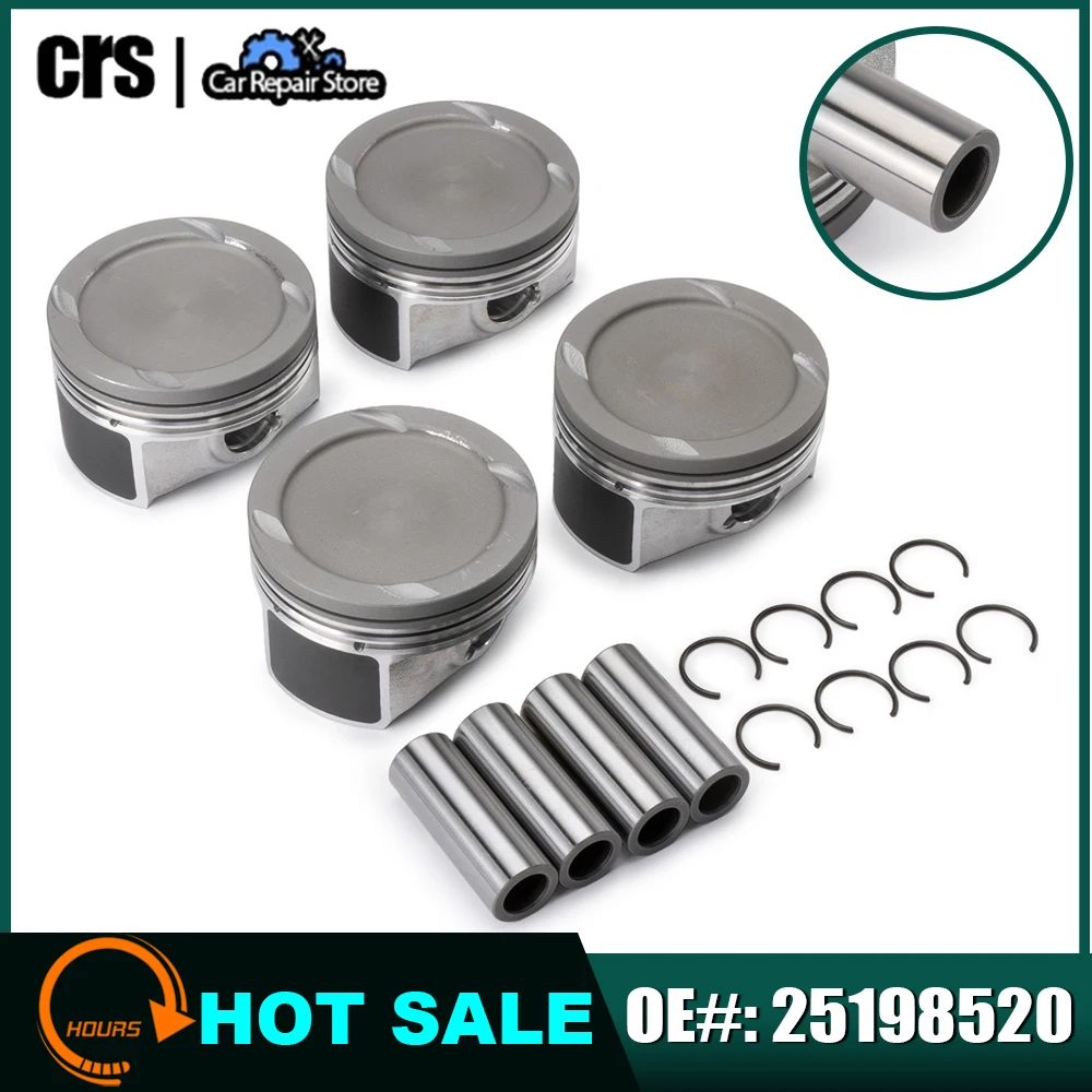 

4PCS Engine Pistons Rings Set For Buick Encore For Chevrolet Trax Sonic 1.4 2011-2020 25198520 Car Accessories