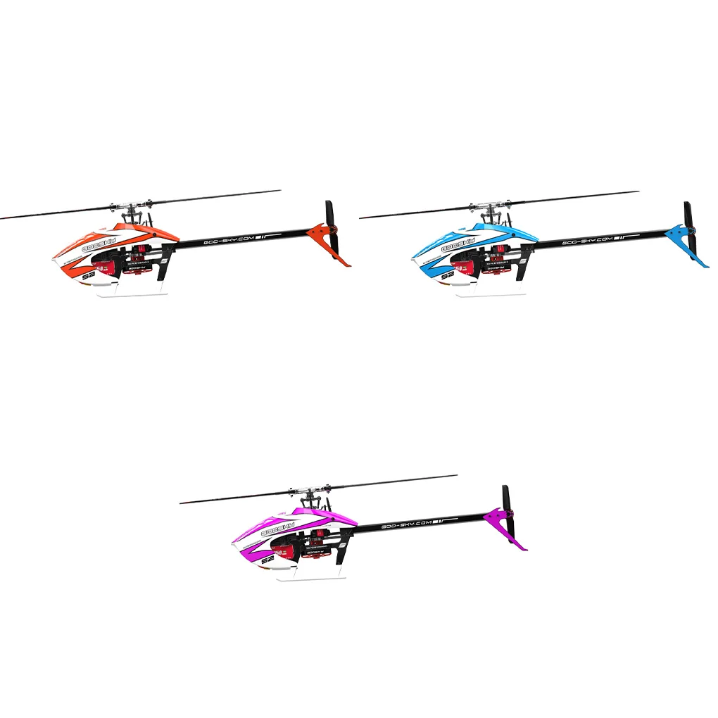 Goosky S2max RC Helicóptero BAF080001 3D Stunt 6 canais com motor duplo sem escova brinquedo modelo de avião de controle remoto