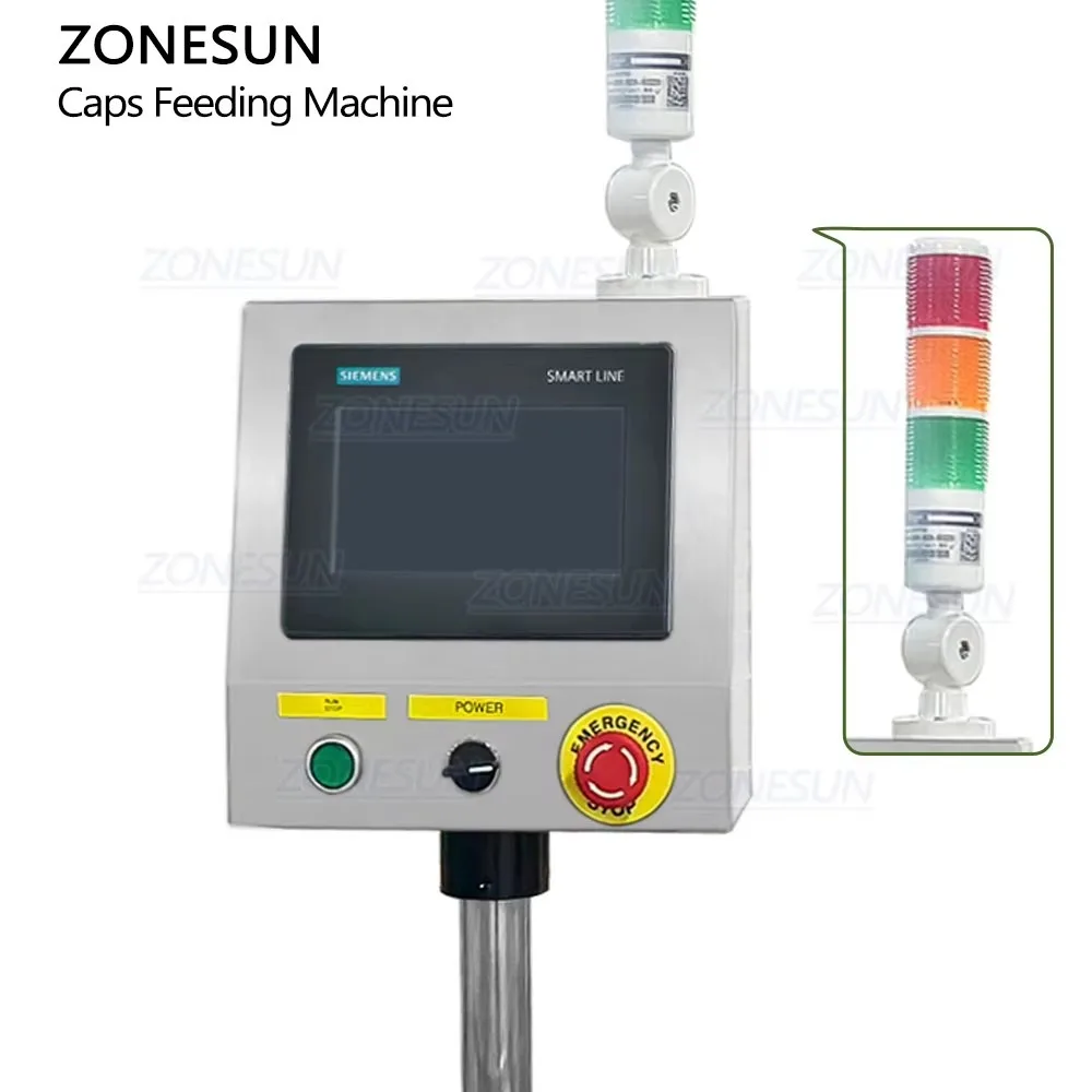 ZONESUN ZS-XG445S Full Automatic Trigger Pump Spray Caps Feeding Machine Bottle Cap Feeder Equipment