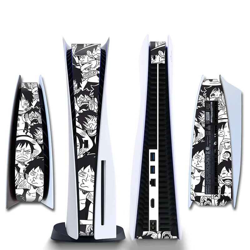 Pelle adesiva centrale per disco PS5/scheda edizione digitale Guscio protettivo Sostituzione striscia decorativa per accessori PS5