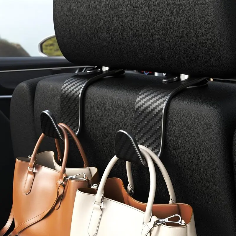 High Strength ABS Car Seat Headrest Hooks for Mounting Storage Organization Tool Bearing Weight 55kg for Forklifts