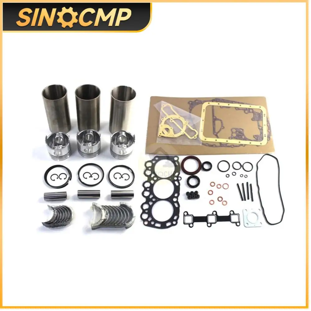 1 Set Overhaul Gasket Kit For Mitsubishi L3E L3E-61SDH L3E-61TG L3E-W262KL Engine New Holland VOLVO EC15 Excavator