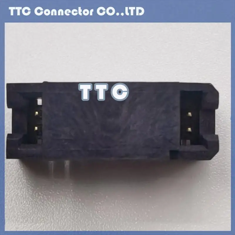 Lote de 5 unidades de TFM-110-02-L-D-A-P-TR de 20 pines, asiento macho chapado en oro blindado, 1,27 MM