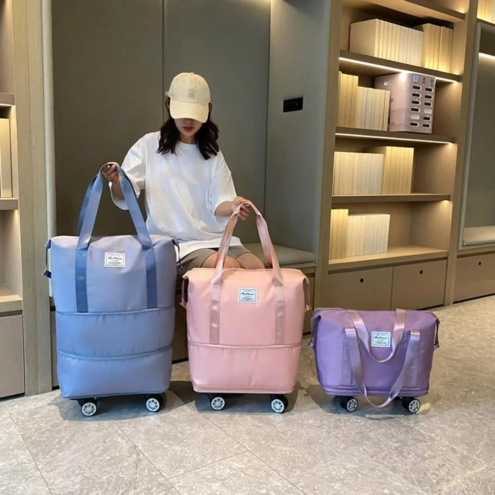 Large Capacity Travel Business Suitcase with Universal Wheels Waterproof Expandable Design for Long Distance Trip P9S3