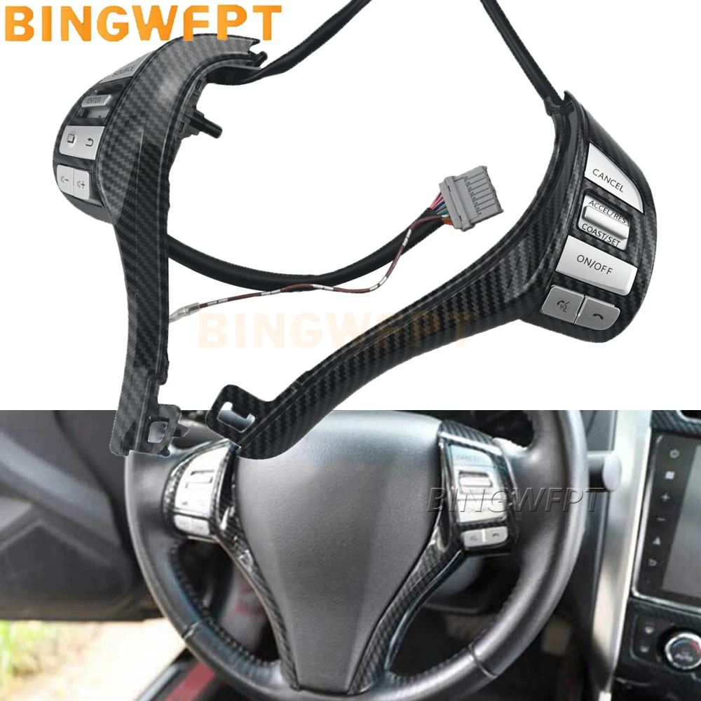 

25550-3TA3A Multifunction Steering Wheel Cruise Control Switch For Nissan Altima 2013-2018 NAVARA 2017-2021 Tiida 2016-2020