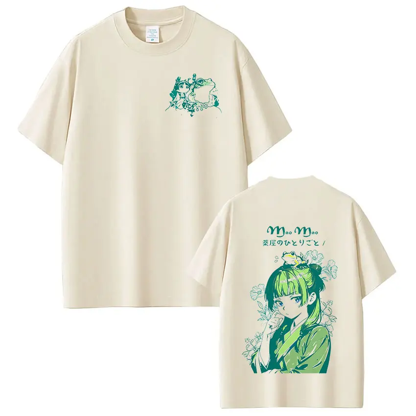 Japanese Anime The Apothecary Diaries Maomao T Shirt Men Women Clothing Casual Oversized Short Sleeves T-shirts Tops Streetwear