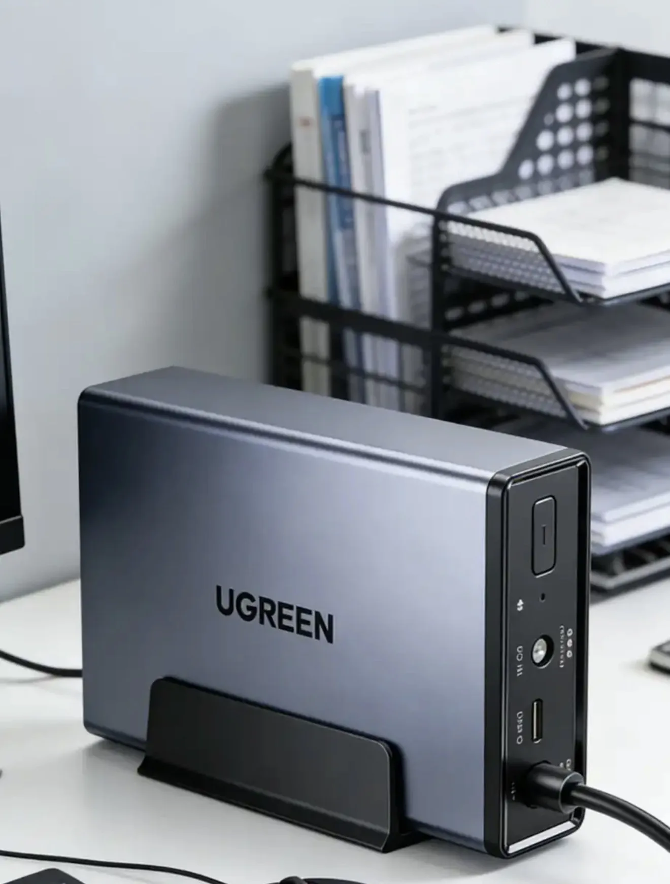 12000mAh 120WUGREEN US3000 UPS Emergency Backup Uninterruptible Power Supply Protector For NAS Hard Drive Data Safety Protection