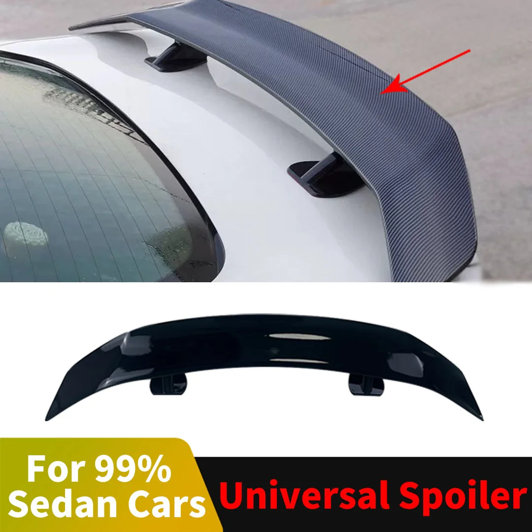 

Air Deflector Body Kit Tuning Trim Boot Lip Rear Spoiler Wing Modification For 99% Sedan Cars like BMW Toyota Honda Civic Kia