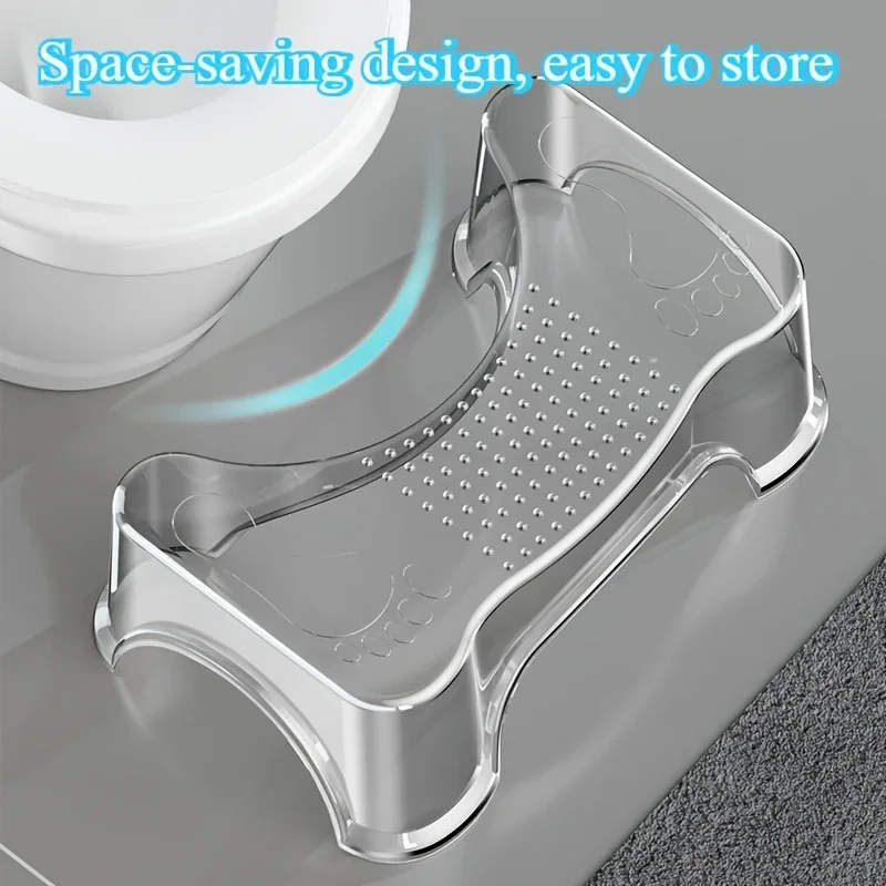 1PC Toilet Squat Stool Removable Toilet Seat Stool Portable Squat Step Stool Home Multifunctional Bathroom Accessories