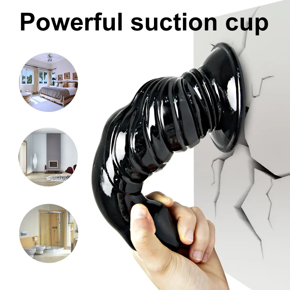 Huge Black Monster Dildo Fake Penis Female Masturbator Dildos for Man Suction Cup G-Spot Massager Adult Pleasure Toys for Women