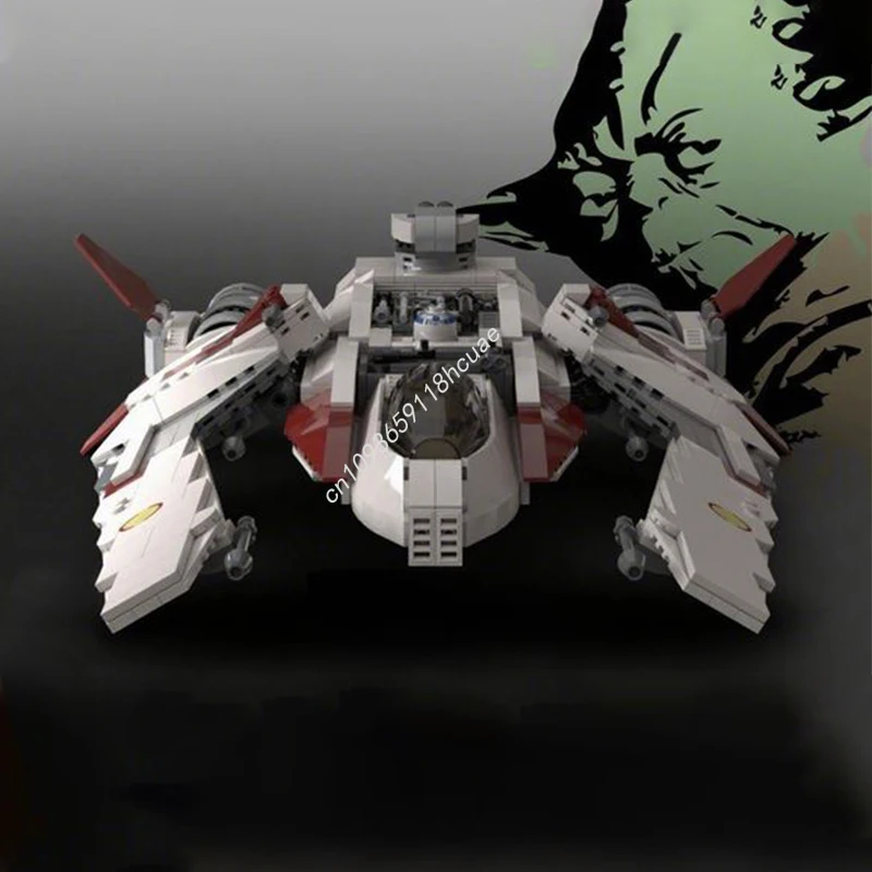 

808 шт. MOC Scout Fighter, масштабная версия, звездная битва, строительные блоки, рождественская серия Master, коллекционное издание, модель, подарок