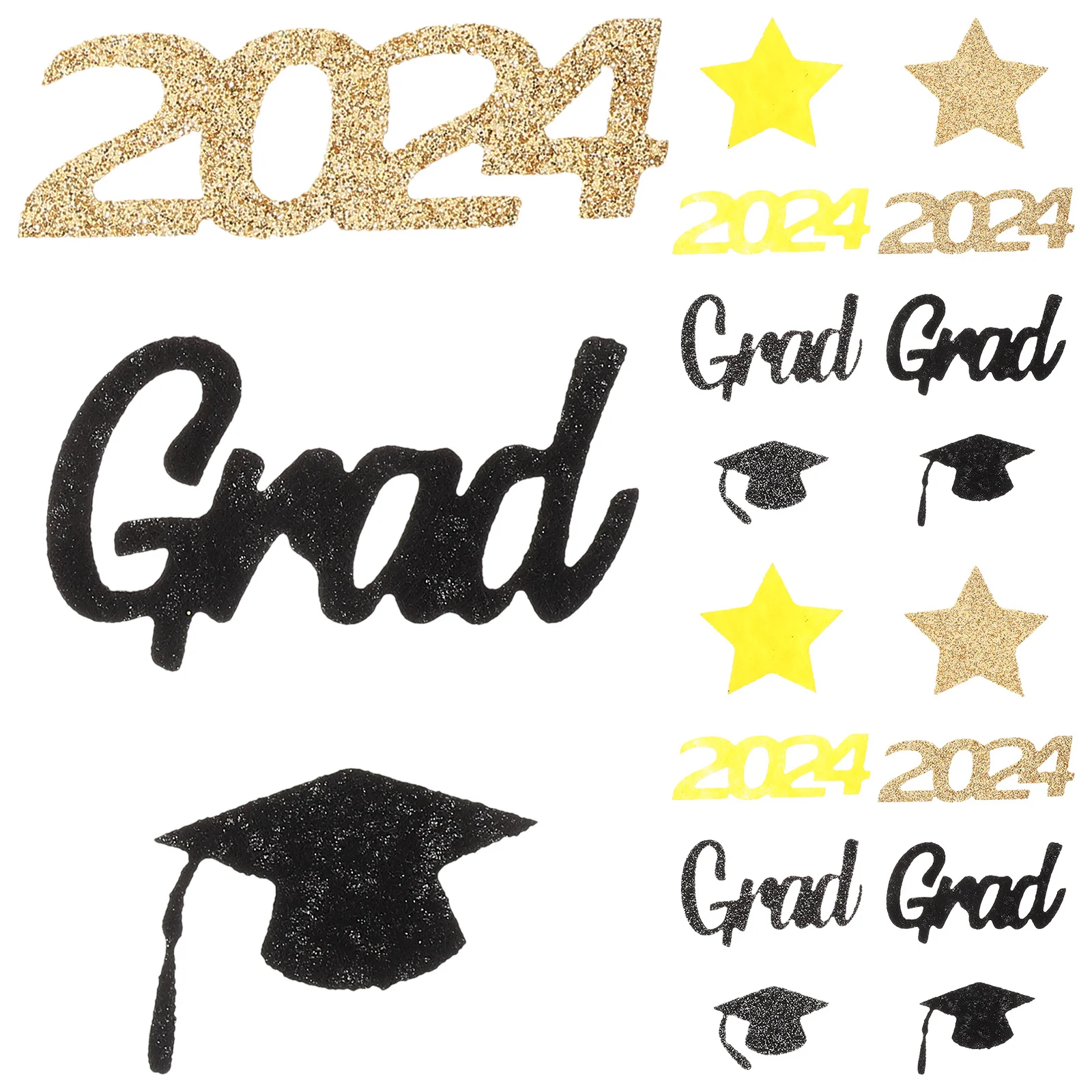 

1Set Graduation Confetti Non-Woven Party Decorations Glittering Table Centerpieces Festive Scatters Confetti Decor