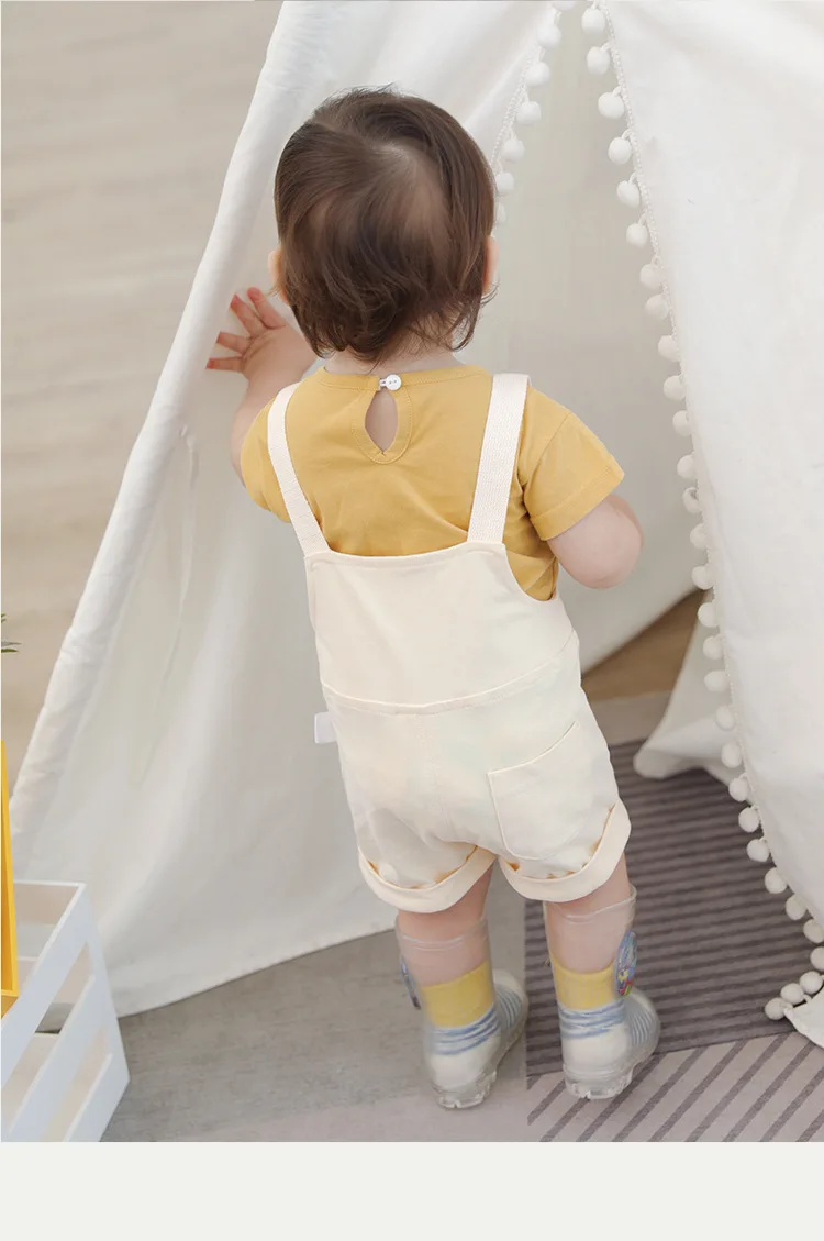 0-5 Years Old baby Girls Clothes Sets Cute Cotton infant Kids Short T-shirt + overalls Suits Summer