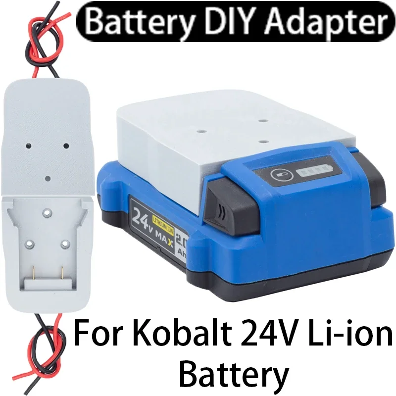 

DIY Adapter for Kobalt 24V Li-Ion Battery Adapter Performancer Connector 14AWG DIY Adapter for Foy Machines, Cars