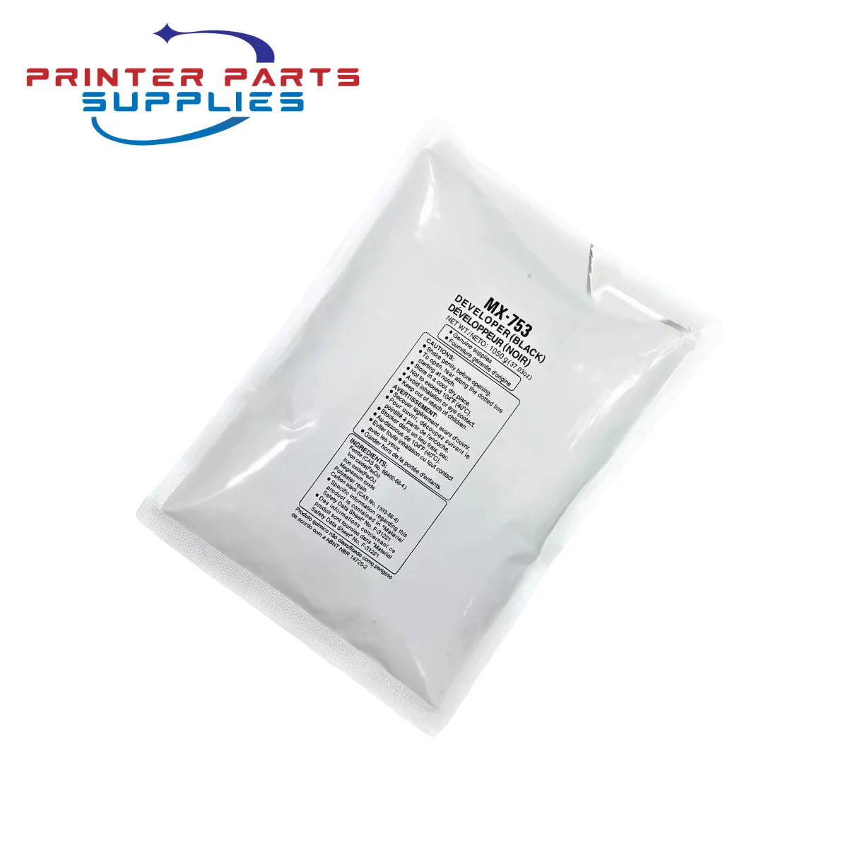1PC MX753 MX623 1050g Developer Powder for Sharp MX-M753 M753 M623 MX-753 MX-623 Compatible Copier Spare Parts