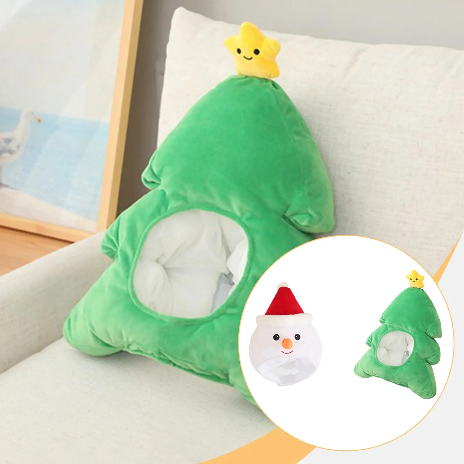 

Snowman Hat Christmas Tree Hat Headwear Fancy Dress up for Themed Party Gifts Role Playing