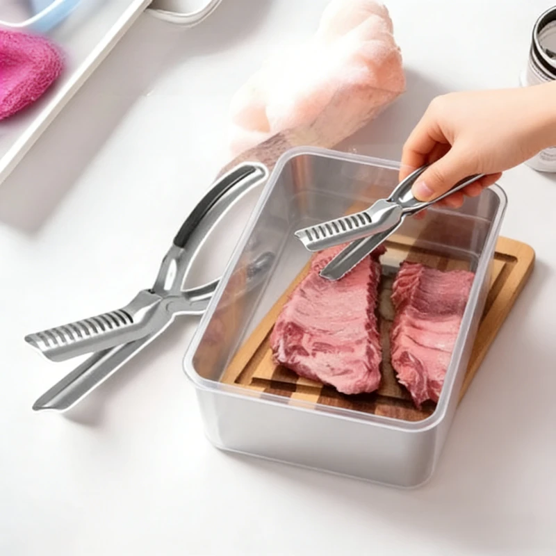 Multifunctional Modern Simplicity Rib Prep Tool, Membrane Remover Stainless Steel Tool Kit,Household Kitchen Gadgets
