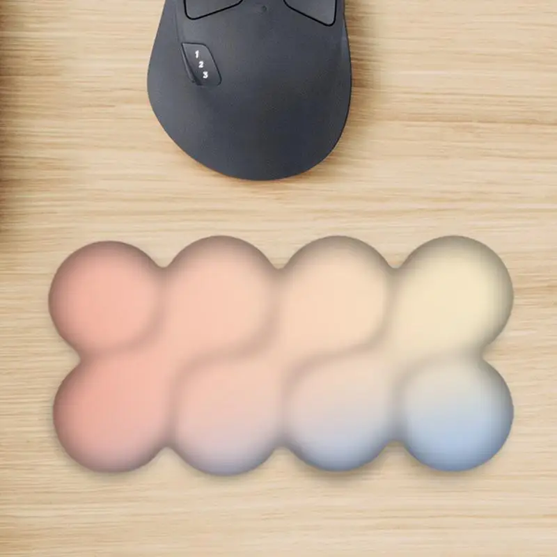キーボードリストパッドソフトグラデーションハンドクッションソフトハンド保持リストレストパッド作業エリア学校や家庭用