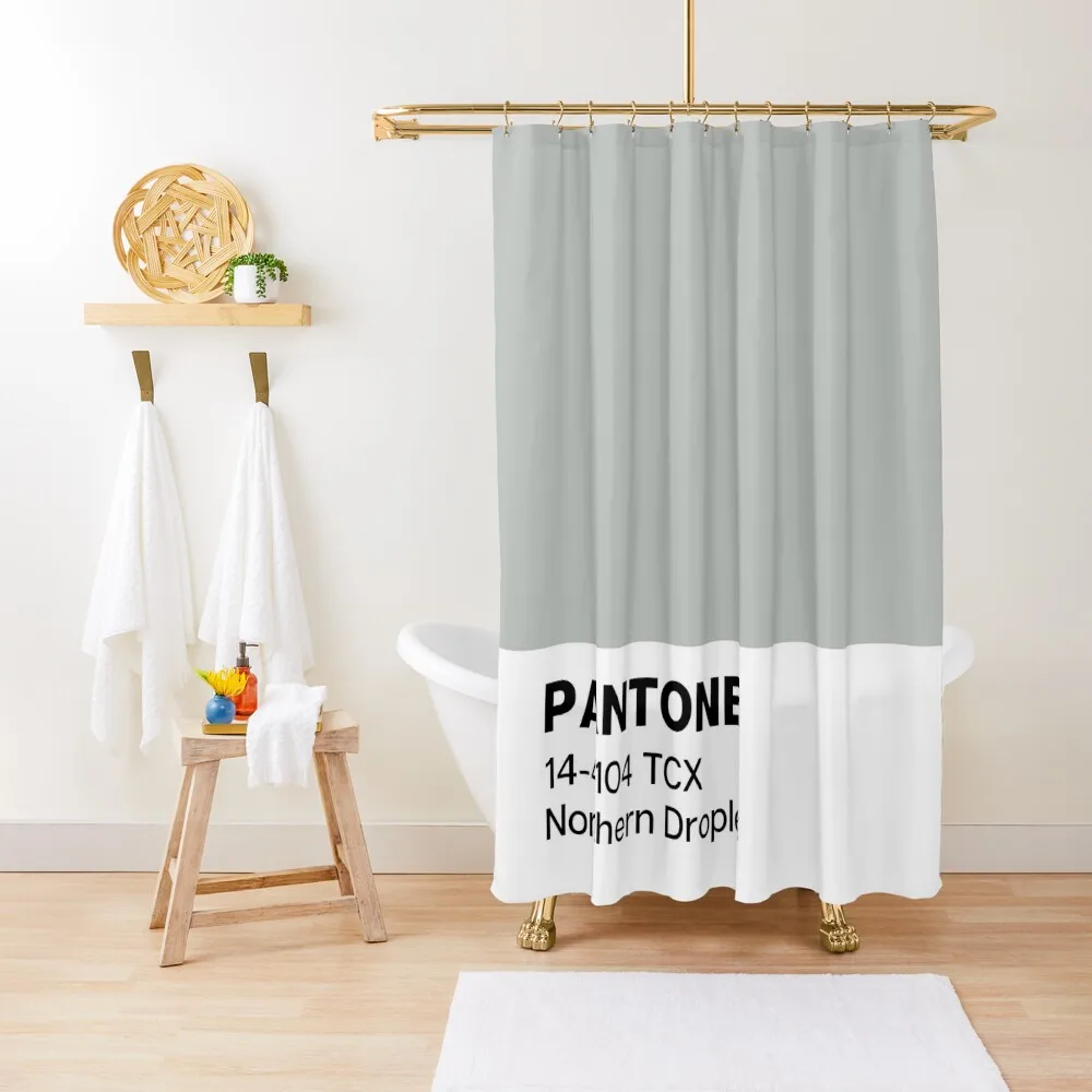 

Pantone Northern Droplet Shower Curtain Bathroom And Shower Shower Set Curtain