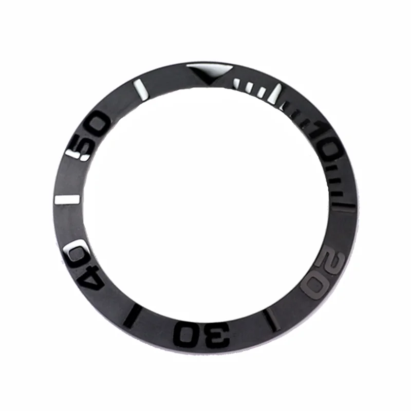 Black Matt Yacht Maste Ceramic Bezel Insert for Casi Duro Swordfish MDV106-1A MDV106B-2A MDV106G Scale Ring Insert Replacement