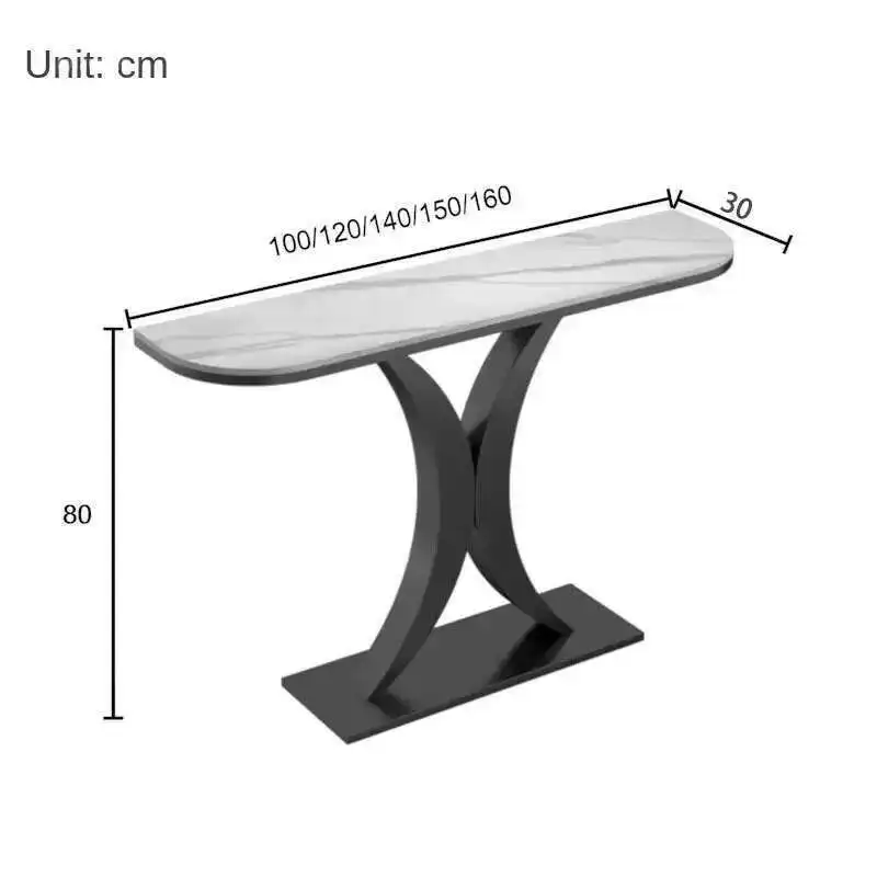 الشمال ضوء طاولة وحدة التحكم الفاخرة لأثاث غرفة المعيشة مدخل الجدول الحديثة المدخل الجدول نصف دائري مدخل الجداول #5